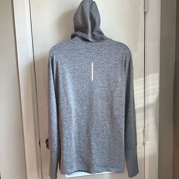 NIKE DRIFIT Element Gunsmoke Heather Running Hoodie-M - Picture 5 of 8